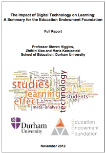 Front cover of report